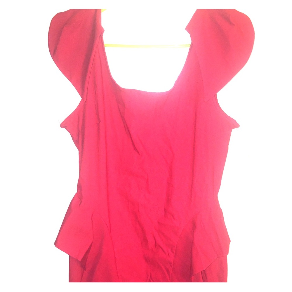 Hot red! Fashion dress